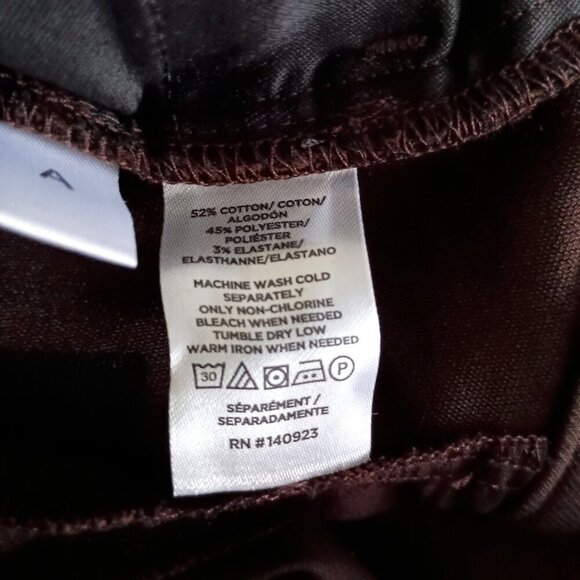 Ann Taylor LOFT Pants 16 Brown Sutton Skinny Curvy Fit Stretch Flat Front NWT - Picture 2 of 9